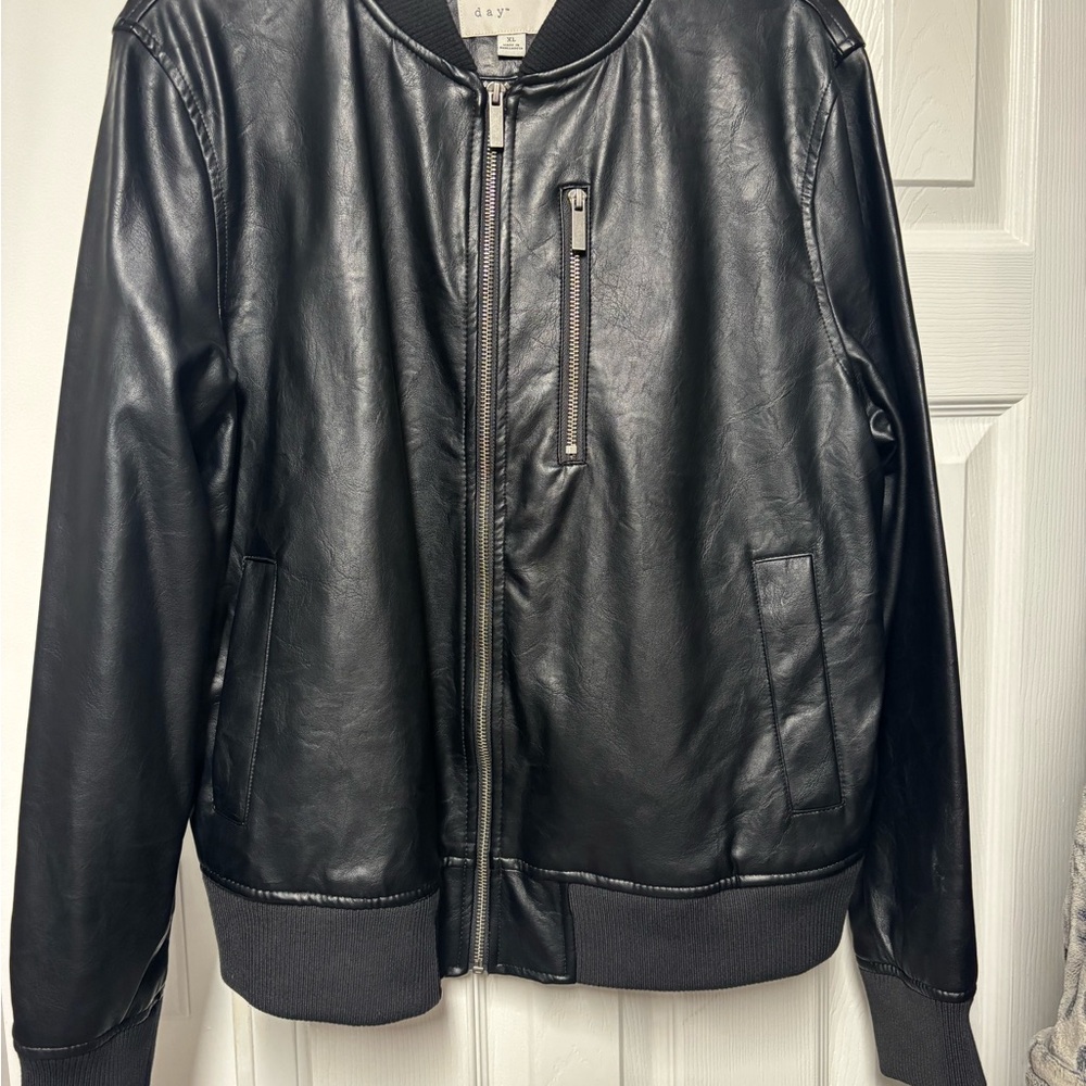 a new day Black Bomber Jacket